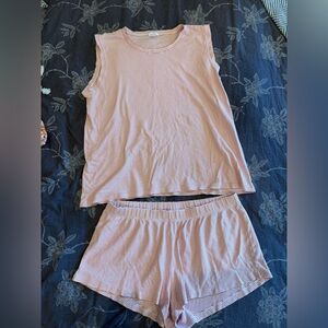 Striped Pink Sleepwear Set